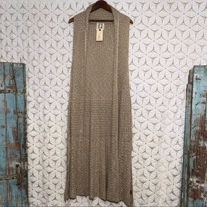 Knit Duster Vest